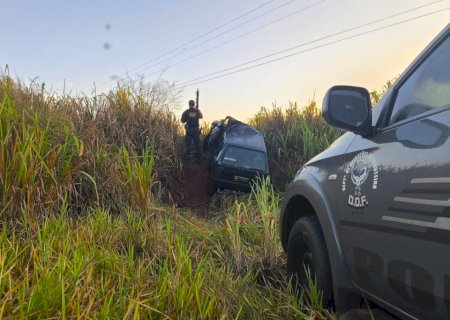 Veículo carregado com maconha é recuperado pelo DOF