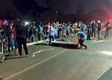 Mulher de 46 anos morre atropelada por moto na MS-156