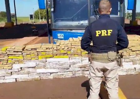 PRF apreende 1,4 tonelada de maconha em Ponta Porã