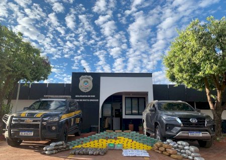 PRF apreende pasta base de cocaína, cocaína e skunk