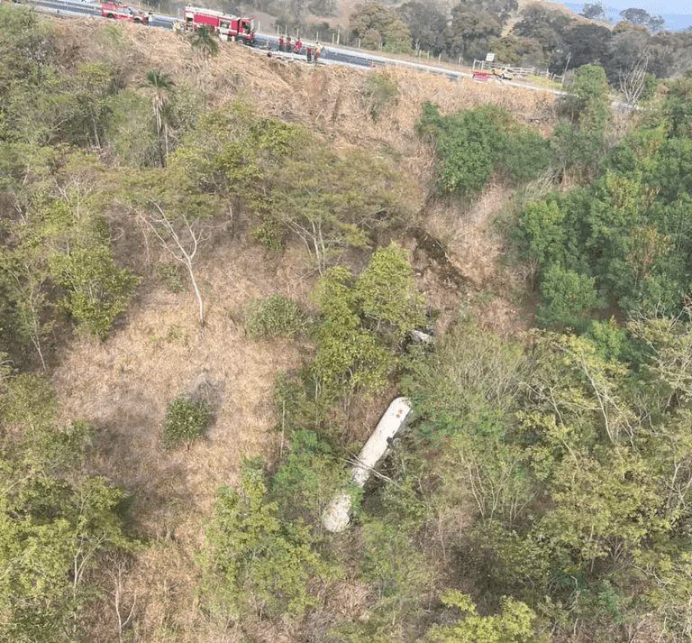 Motorista do MS morre em capotamento de caminhão com gás na SP-294