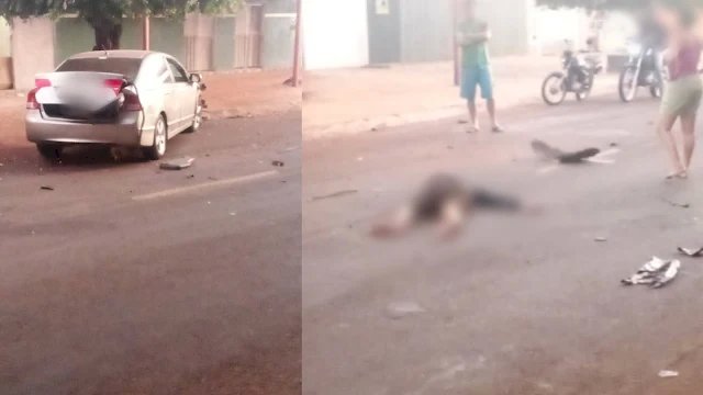 PM é arremessado de carro ao colidir com árvore