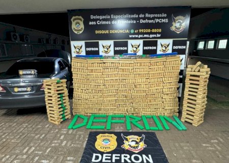 Polícia Civil apreende aproximadamente 1 tonelada de maconha em Dourados
