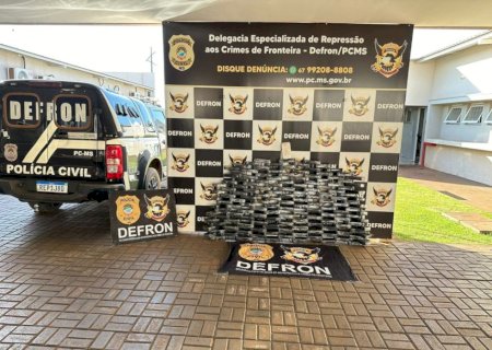 Polícia Civil apreende 147 kg de cocaína na MS 463, em Dourados