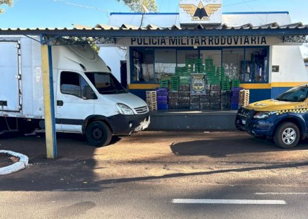 PMR prendeu homem que transportava mais de 1 tonelada de droga em um caminhão de mudança