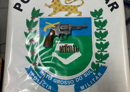 Ivinhema - Polícia Militar prende homem por ameaça, disparo e porte ilegal de arma de fogo