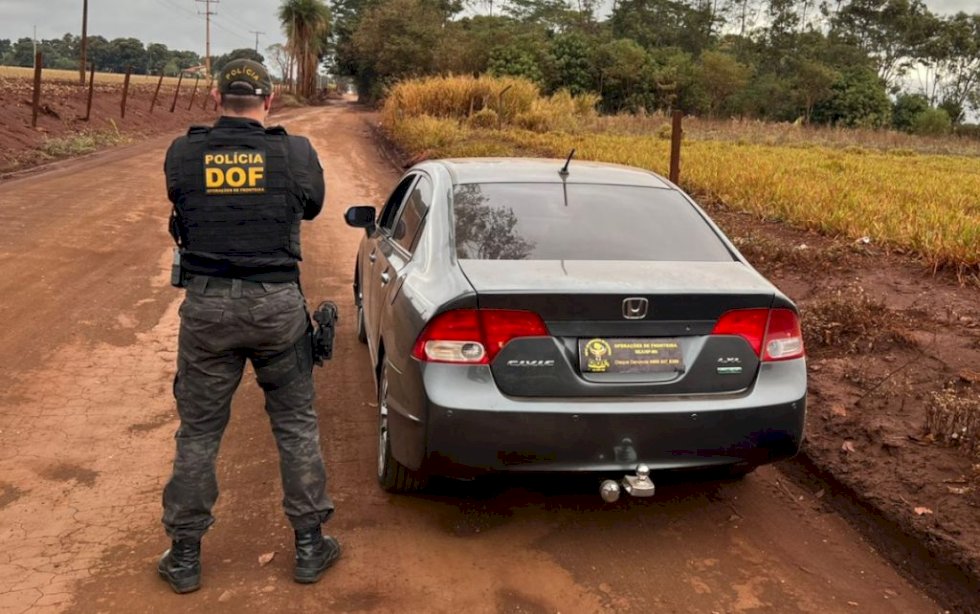 Veículo com registro criminal por estelionato é recuperado pelo DOF