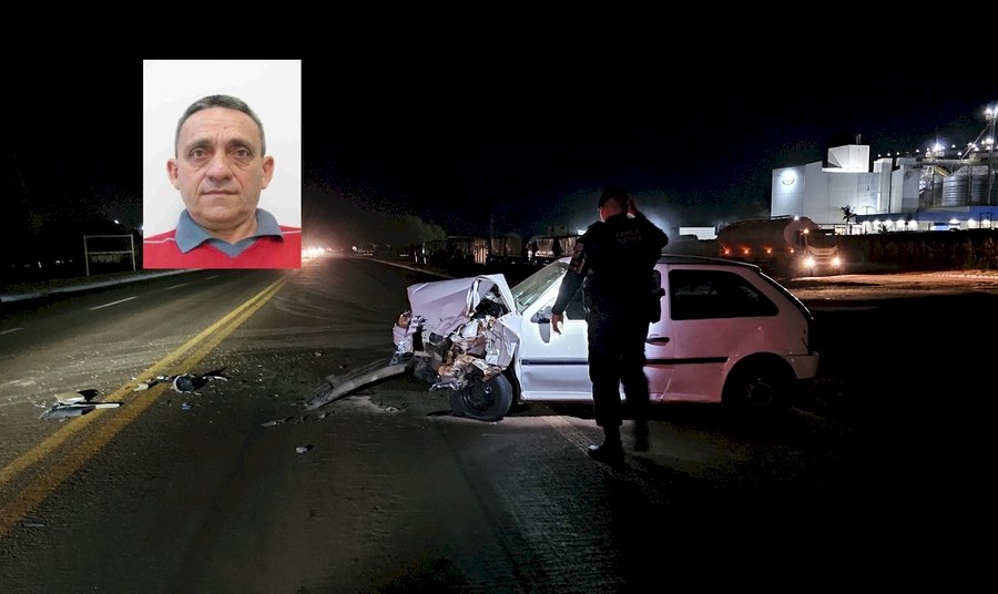 Grave acidente resulta na morte de um Sargento da PM de 57 anos na BR-060