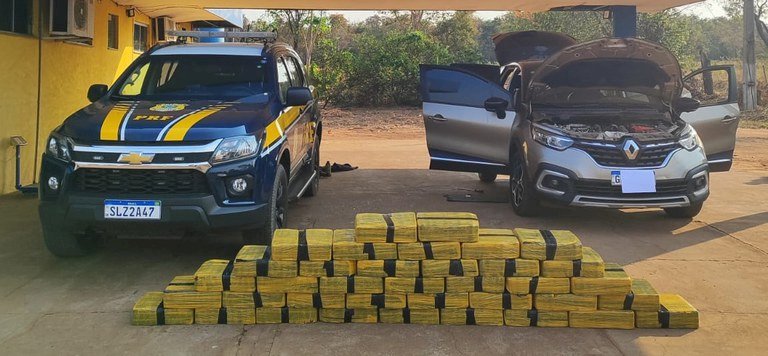 PRF apreende 455 Kg de maconha