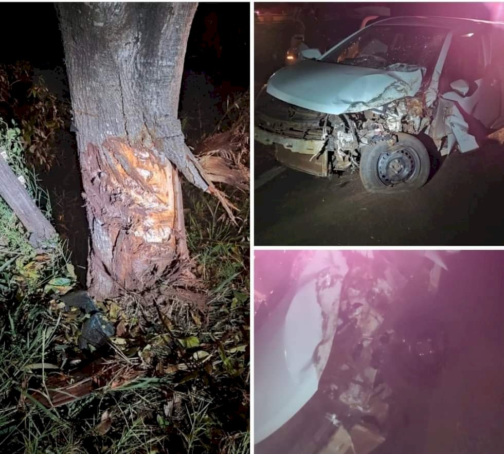 Família de Caarapó se envolve em grave acidente em Vicentina