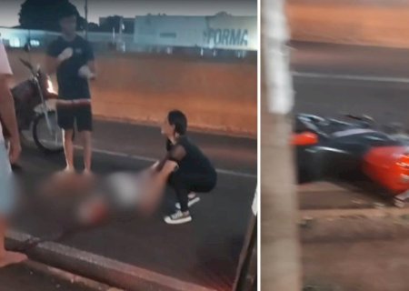 Motociclista tem perna decepada após acidente