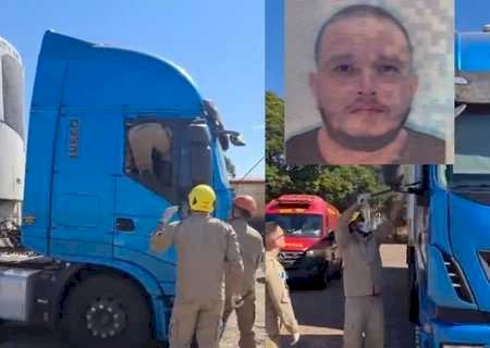 Identificado motorista encontrado morto em carreta na BR-267 em Nova Alvorada do Sul