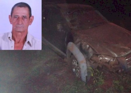 Motorista perde controle da direção e morre ao capotar Strada na BR-060