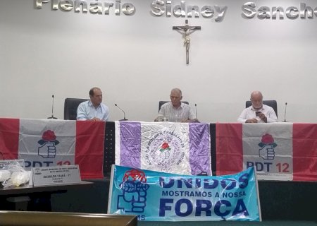 Nova Andradina  - Milton Sena  confirma em convenção do PDT, seu nome para disputar a cadeira do executivo municipal