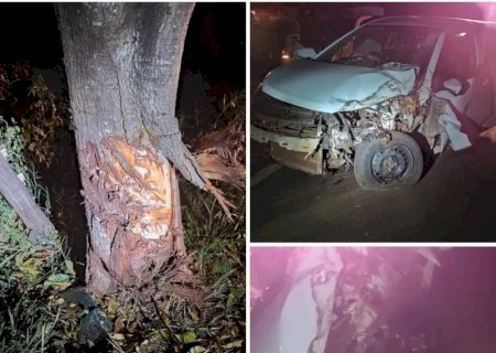 Família de Caarapó se envolve em grave acidente em Vicentina