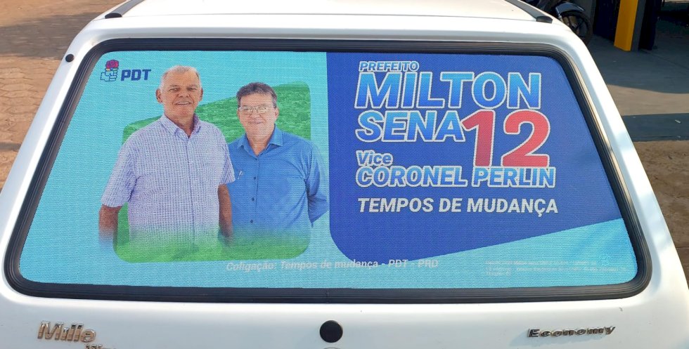 Nova Andradina - Milton Sena e Coronel Perlin dão inicio a campanha