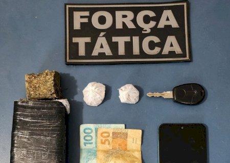 Polícia Militar prende homem por tráfico de drogas, resistência, desobediência e direção perigosa em Nova Andradina.