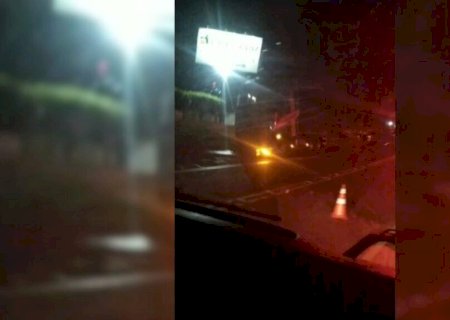 homem morre em acidente entre Uno e carreta na BR-163
