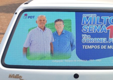 Nova Andradina - Milton Sena e Coronel Perlin dão inicio a campanha