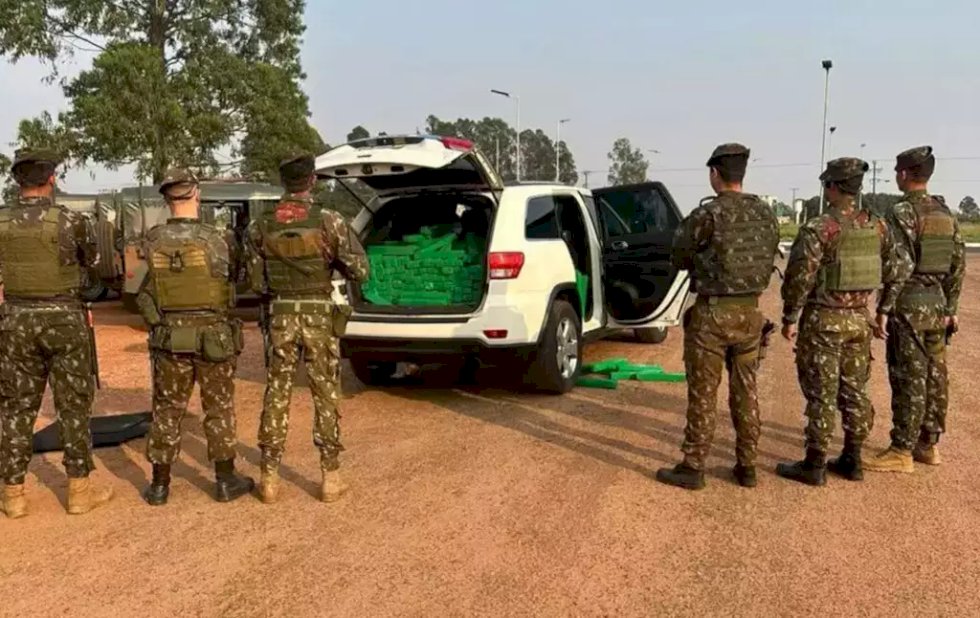 Traficante lotou Jeep com carga de maconha avaliada em R$ 1,5 milhão