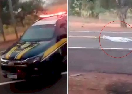 Criança de 12 anos morre atropelada por camionete ao atravessar BR-262