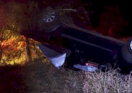 Acidente na MS-141 deixa adolescente com ferimentos graves entre Angélica - Ivinhema