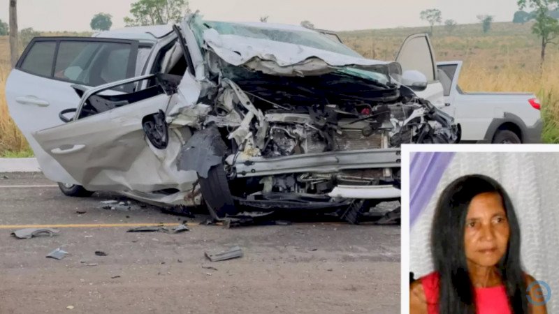 Passageira de veículo da saúde de Paraíso das Águas morre em acidente na BR-060