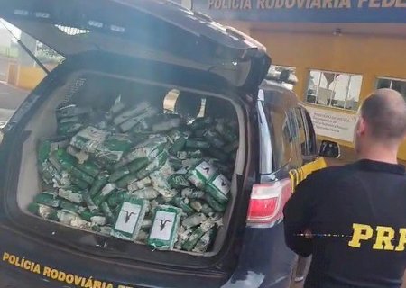 PRF apreende 285 Kg de cocaína