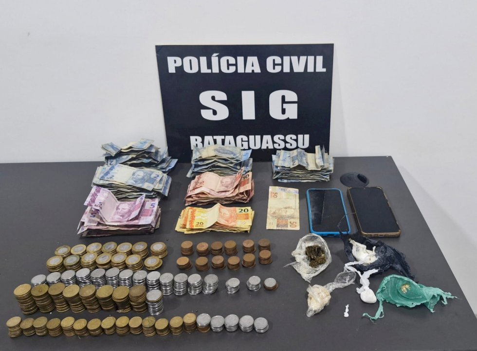 Polícia Civil Prende suspeito de tráfico de drogas próximo a escola