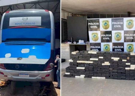 Ônibus que saiu de MS fez transporte escolar por 2 anos recheado de cocaína