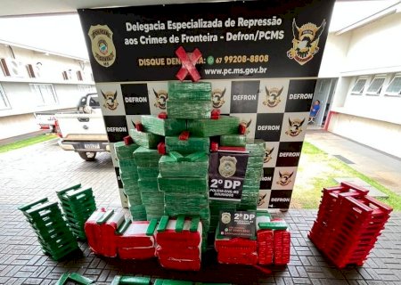 Polícia Civil apreende quase duas toneladas de maconha em Dourados durante a Operação Protetor