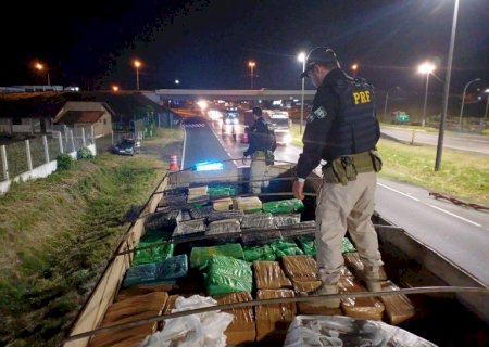 11 toneladas de maconha que saiu do MS, é apreendida em SP