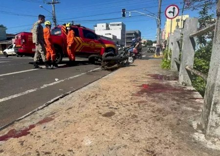 Motociclista de aplicativo morre ao ser atingido por moto de alta cilindrada