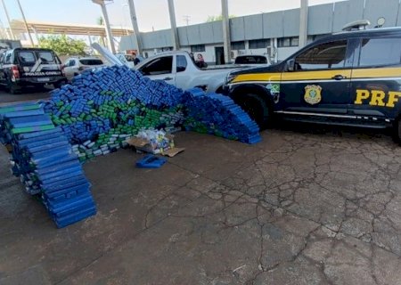 Homem é morto a tiros pela PRF ao fugir de abordagem com uma tonelada de maconha em MS