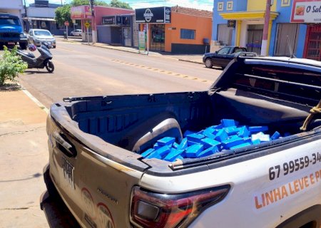 Angélica -PRF aprende 390kg de maconha na MS -141 e prende traficante