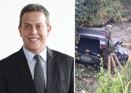 Carro com ministro do TST cai de ponte e capota na BR-060