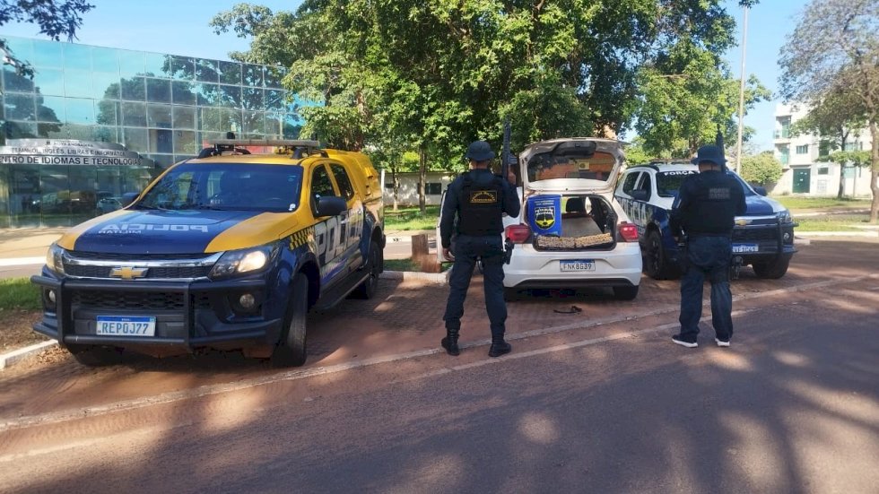 Homem é preso transportando droga em carro “fake” de usina na MS-473