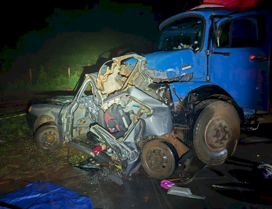 Familia morre em acidente na MS-306