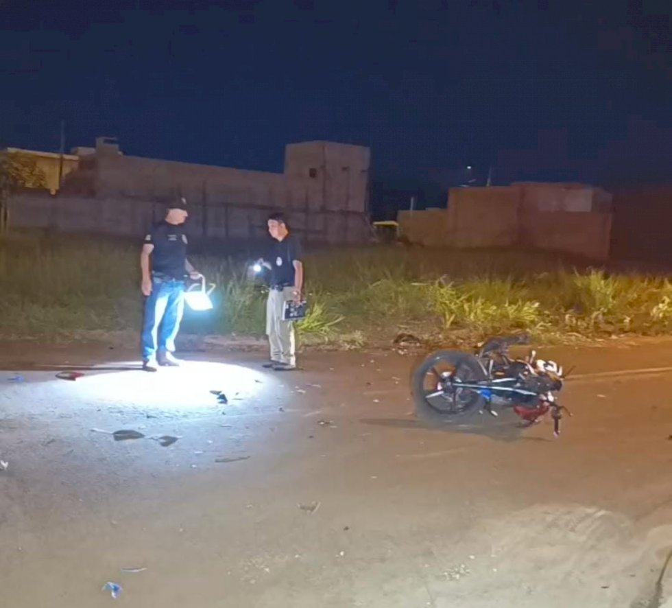 Motociclista morre após colisão