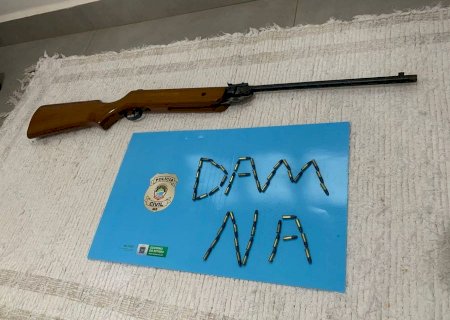 Homem é preso após polícia localizar armas e munições em sua residência