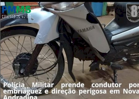 Polícia Militar prende condutor por embriaguez e direção perigosa em Nova Andradina