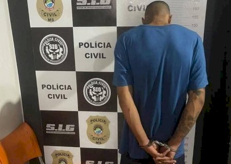 Polícia Civil prende suspeito de matar a tiros um jovem e ferir uma mulher