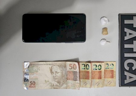 Polícia Militar prende homem por tráfico de drogas em Nova Andradina.