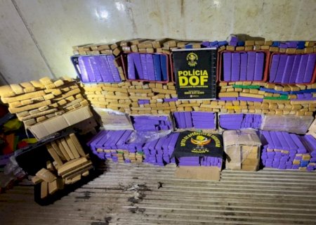 DOF apreende uma tonelada e meia de maconha em residência que servia de entreposto de drogas