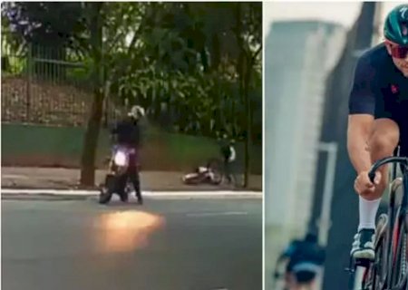 Moto com placa clonada de Dourados foi usada em roubo que matou ciclista em SP