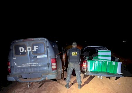 Veículo com mais de 800 quilos de drogas é apreendido pelo DOF