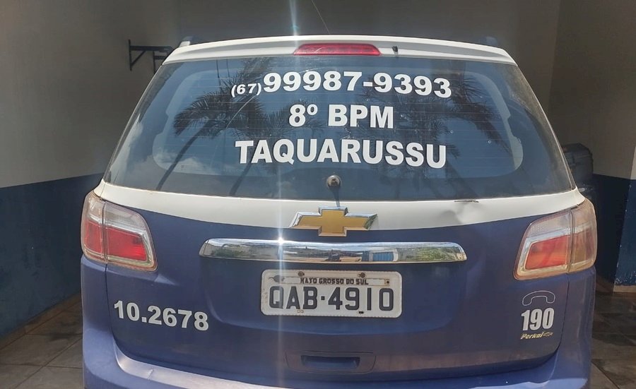 Homem é preso em flagrante após agredir esposa em Taquarussu