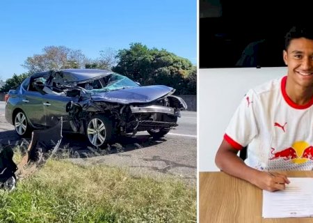 Acidente com dois jogadores do Bragantino na Anhanguera deixa um deles em estado grave