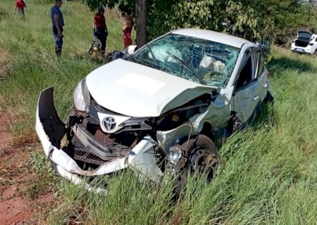 Colisão entre carros de prefeituras de MS deixa feridos em São Paulo