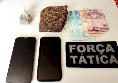 Polícia Militar prende homem por tráfico de drogas em Nova Andradina.